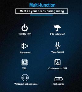 BT-12B Mới & Hot Tai Nghe Không Dây Gắn Mũ Bảo Hiểm Xe Máy BT Intercomunicador Để Lái Xe Không Có Hệ Thống Liên Lạc Nội Bộ - Product Image 6