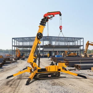 Grúa Araña Telescópica Eléctrica de <span class=keywords><strong>Alquiler</strong></span> YUGONG de 1.2~12 Toneladas, 6m 8m, de Servicio Pesado, Mini Industrial, con Orugas - Product Image 1