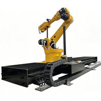 Robot à 7 axes avec guidage linéaire, rail de déplacement, moteur/PLC/engrenage, soudage personnalisé, manutention et chargement/déchargement, machine CNC