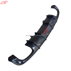 Lèvre de becquet de Style KB en Fiber de carbone pour <span class=keywords><strong>Audi</strong></span> <span class=keywords><strong>A4</strong></span> B9 S4 berline <span class=keywords><strong>Avant</strong></span> diffuseur de pare-chocs arrière Bodykit <span class=keywords><strong>2017</strong></span>-19 - Product Image 3