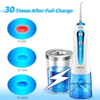 Voyage maison USB Rechargeable 5 Modes irrigateur Oral 300ml eau dentaire Flosser pour le nettoyage des dents
