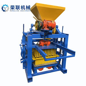 Ronglian QTJ40-1semi-Automatic rung khối máy khối bê tông Máy làm gạch với giấy chứng nhận CE - Product Image 1