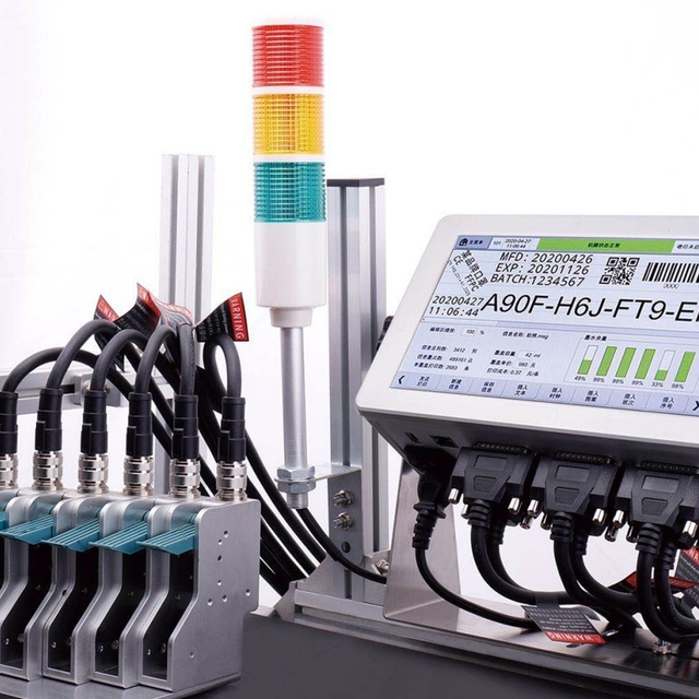 Factory Price Online TIJ Inkjet Printers 2.5 Automatic Date Code Printing Machine for Expiry Date QR Code Bottle Printer