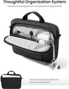 OEM ODM Custom <span class=keywords><strong>14</strong></span> 15 <span class=keywords><strong>pulgadas</strong></span> Laptop Sleeve Bag para <span class=keywords><strong>HP</strong></span> Envy 2-en-1 <span class=keywords><strong>14</strong></span> "Estuches de computadora impermeables Bolsas de transporte con asa de poliéster - Product Image 2