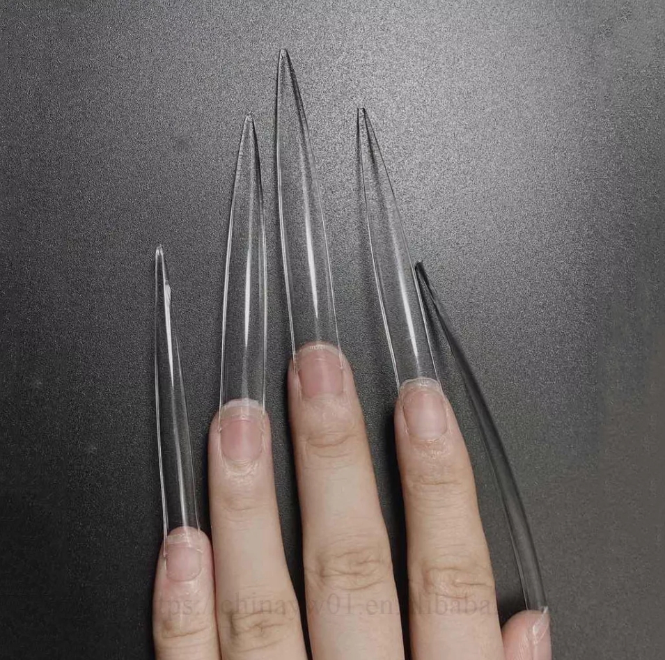 Nouveau sac 4XL Stiletto 120 pièces - Transparent