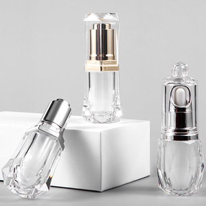 Botella cuentagotas acrílica de aceite esencial Botella cuentagotas de pipeta de plástico de lujo de 10ml Botella de aceite cuentagotas personalizada Lata Logotipo personalizable - Product Image 2