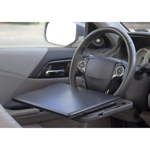 Table de volant de voiture, plateau repas, table de voiture portable, bureau pour ordinateur portable, support de volant de voiture, plateau de volant portable - Product Image 4