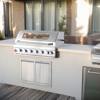 Parrilla de Gas para Barbacoa de Acero Inoxidable, Diseño que Libera la Creatividad Culinaria, Parrilla para Exteriores