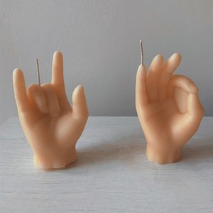 Ok Good <span class=keywords><strong>Victor</strong></span> Gesture diseñado al por mayor silicona mano gesto vela molde - Product Image 2