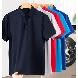Camiseta con cuello antiestática para trabajo, color azul real, de secado rápido, tipo polo para hombre, para uso diario. - Product Image 3