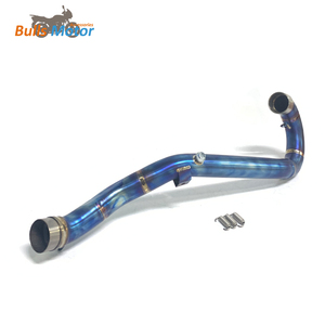 Collettore di Scarico in Titanio Blu per Husqvarna FE450/FE501 2013-2016, Scarico in Titanio per KTM 450/500 EXC - Product Image 3