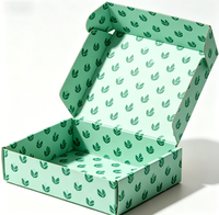 Boîtes d'emballage personnalisées OEM, boîte cadeau imprimée sur mesure avec motif et couleur personnalisables, carton de transport pliable en carton ondulé