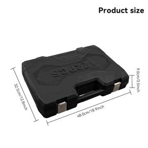 Podofo – Jeu de clés à cliquet 172 pièces pour réparation automobile, avec cliquet à 24 dents à dégagement rapide, outils professionnels pour l'entretien - Product Image 6