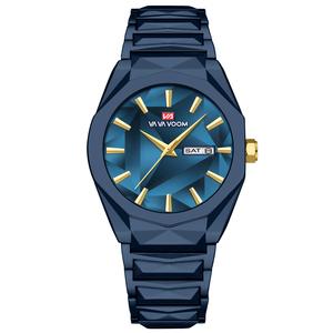 นาฬิกาข้อมือสแตนเลสสตีลทรงเพชร ตัวเรือนควอตซ์ กันน้ำ แฟชั่นหรูหรา - Product Image 3