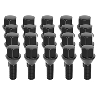 20 boulons de roue noirs 12x1.25 à embase conique compatibles Dart Compass Renegade Cherokee