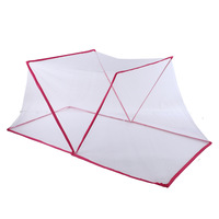 Moustiquaire Pliable de 8 Places pour Adultes, Ciel de Lit de 1 Mètre pour Lits de Dortoir Étudiant, Sans Installation pour la Maison et les Enfants