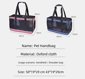 Fashionable Puffy Handbag Portable Pet Carrier Bag for Small Pet Carriers <b>Dog</b> Cat Carrier Bag - Product Image 3
