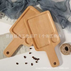 Plateau de service en bois avec rainures, multifonctionnel pour les collations et les frites - Product Image 2
