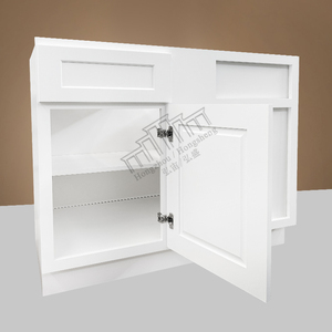 American Standard BBC24 Base gabinetes de esquina Madera Listo para ensamblar Gabinete de persiana de esquina RTA Gabinetes de cocina para apartamento de EE. UU. - Product Image 2