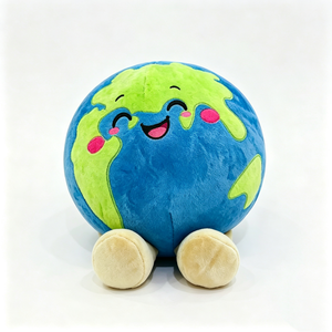 Peluche de la Tierra personalizado, Globo terráqueo de peluche, Peluche del planeta Tierra, Peluche de la Tierra - Product Image 2