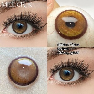 Lentilles de contact colorées Gilded Tides <span class=keywords><strong>en</strong></span> gros, 14,5 mm, <span class=keywords><strong>3</strong></span> couleurs, aspect naturel, lentilles cosmétiques souples pour maquillage, style naturel pour revendeurs - Product Image 4