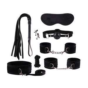 Jouets Alternatifs pour Adultes, Ensemble de Contrainte SM, Sangles Réglables, Bandeau pour les Yeux, Bâillon à Boule, Corde, <span class=keywords><strong>Fouet</strong></span>, Jouet Sexuel, Préféré par <span class=keywords><strong>Amazon</strong></span> FBA - Product Image 3