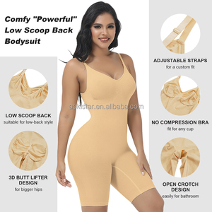 New High Quality Everyday Girdle Slimming Stretch Seamless Bodysuit <strong>Camisole</strong> Women's <strong>Shapewear</strong> Tummy Control Hip Lift Waist Body - Product Image 3