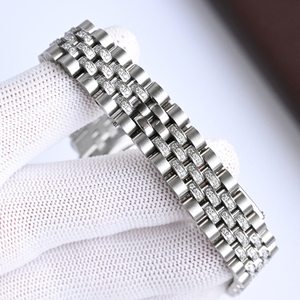 Reloj de Acero Inoxidable Hecho a Mano con Caja Resistente al Agua, Reloj de Mujer Hecho de Acero Inoxidable 904L - Product Image 4