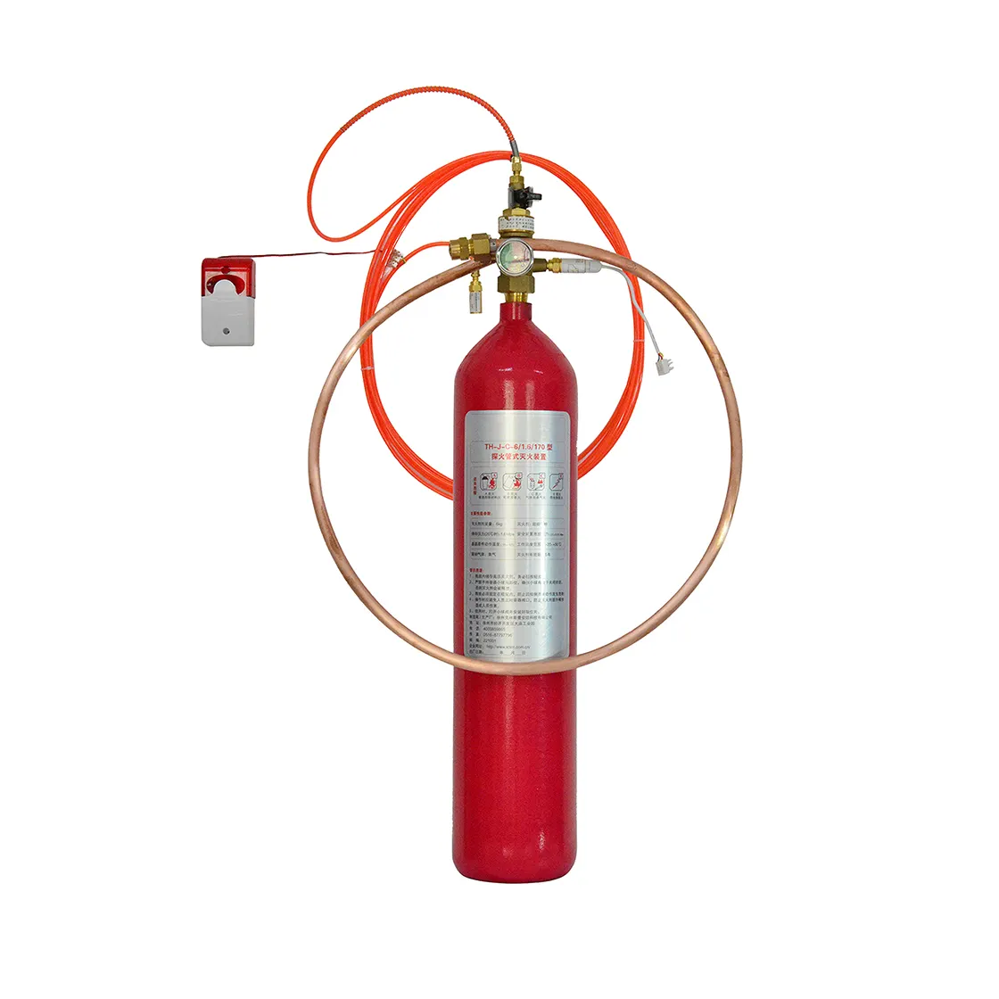 火災検知管ダブルタイプ二酸化炭素消火装置工場直販カスタマイズ可能