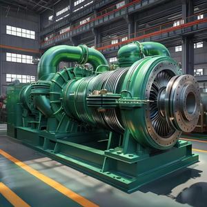 קיטור טורבינת קיטור גנרטור כוח צמח צנטריפוגה צינור מאוורר פלסטיק להבים 380v - Product Image 6