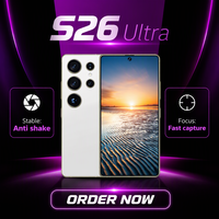 22GB+2TB S26 ULTRA Smartphone Layar Besar 7.7 inci Terlaris Android 15 Tidak Terkunci S-Pen Dual Sim S26 Ultra Ponsel Seluler