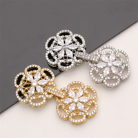Fermoir en laiton plaqué or pour collier et bracelet, accessoire de finition de bijoux en gros