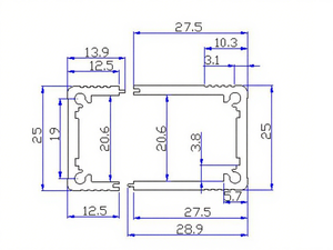 25*40-110MM alumínio invólucro poder de alumínio caixa split-tipo pequeno alumínio invólucro perfil alumínio invólucro GPS alumínio invólucro - Product Image 5