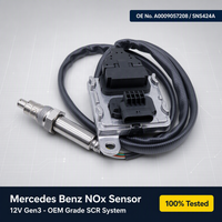 Capteur NOx A0009057208 SNS424A pour camion lourd Mercedes Benz, système SCR 12V Gen3, neuf, 100% testé
