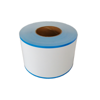 Étiquettes autocollantes en PET blanc mat argenté résistantes aux hautes températures, imperméables, anti-rayures, pour composants électroniques, avec code QR