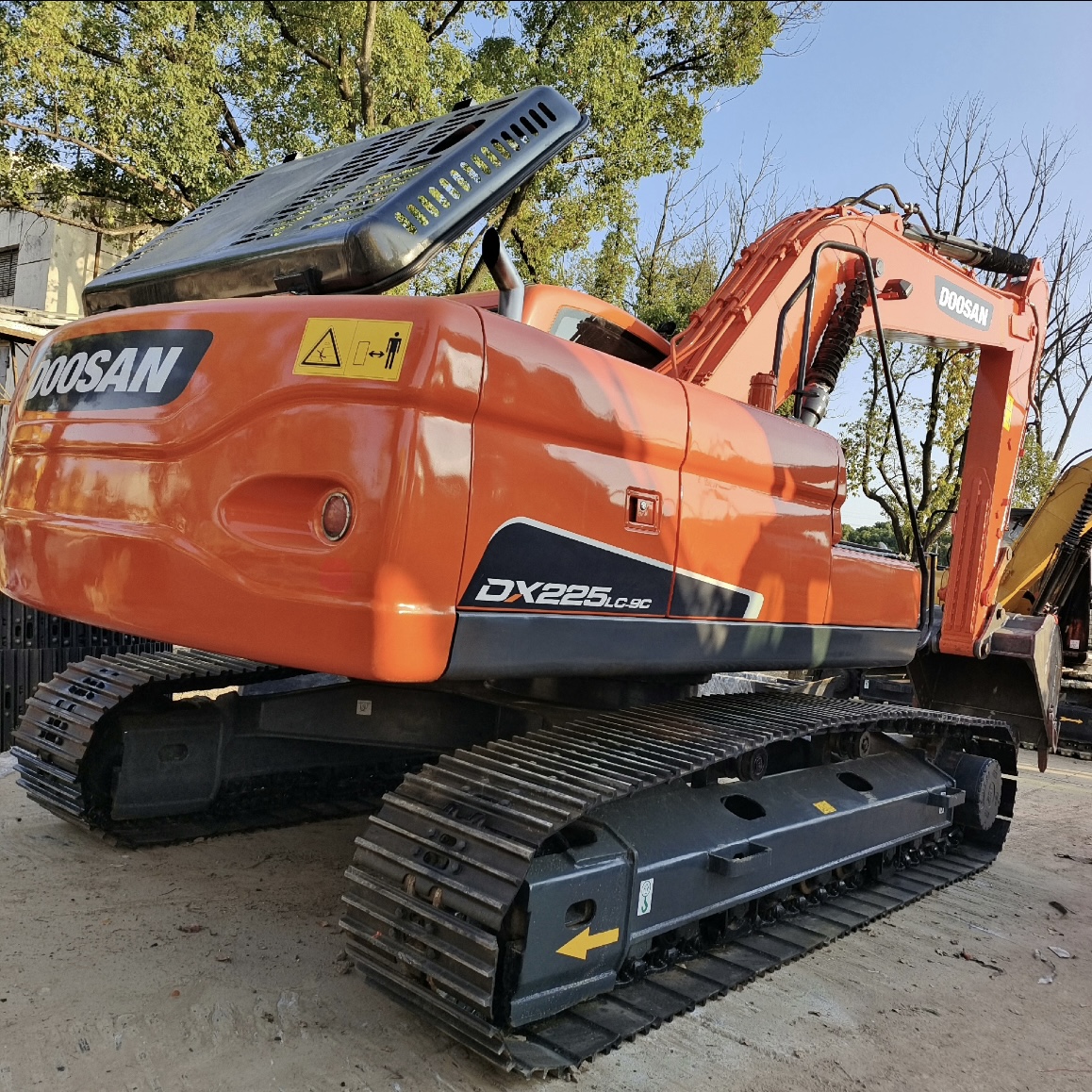 Сделанный в Корее экскаватор Doosan DX225LC-9C б/у строительная техника 22 тонны гидравлический гусеничный экскаватор Прямая продажа с завода