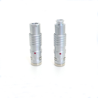 Connecteur circulaire demi-lune série S FFA 3S 4S 5S 6S 7S, fiche mâle droite, fiche femelle en laiton, étanche IP68, pour applications automobiles