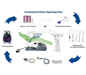 Unidad Dental médica, silla de clínica