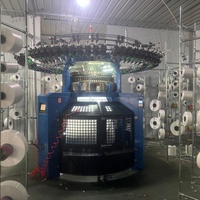 Machines textiles personnalisables pour la fabrication de tissus en coton, machines circulaires à double tissage, fabricants de machines à tricoter les couvertures