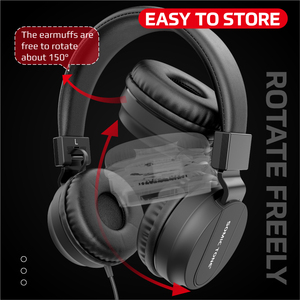 Casque filaire supra-auriculaire SOMIC TONE <span class=keywords><strong>ST900</strong></span>, casque de studio haute résolution, casque de jeu stéréo, casque pour enfants, prise jack 3,5 mm, casque filaire - Product Image 4