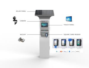 Système de paiement automatique pour lavage de voiture et stationnement avec contrôle par PLC, ouverture automatique des portails, paiement par code QR, paiement mobile, NFC, Swish, Apple Quick Pay - Product Image 3
