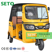 Verre de pare-brise avant pour TVS King Rickshaw, verre de sécurité laminé double couche, fournisseur de remplacement pour le marché secondaire