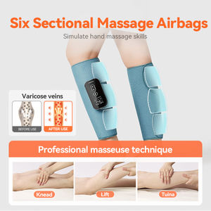 Máquina de Masaje de Piernas con <span class=keywords><strong>3</strong></span> Zonas de Bolsas de Aire, Calefacción por Infrarrojos Lejanos de Grafeno, Control Remoto Inalámbrico, Pantalla Táctil, Masaje de 30 Minutos - Product Image 2