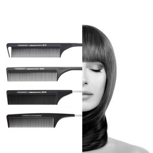 BELLEWORLD emballage personnalisé pas cher en gros bonne qualité peigne à cheveux noir queue de <span class=keywords><strong>Rat</strong></span> brosses à cheveux salon coiffure peignes à cheveux - Product Image 2