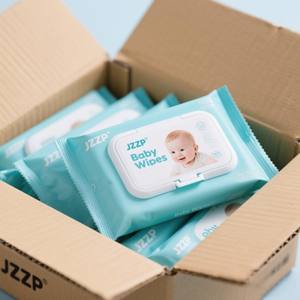 <span class=keywords><strong>Lingettes</strong></span> pour bébé biodégradables hypoallergéniques en <span class=keywords><strong>bambou</strong></span> extra douces antibactériennes écologiques sans parfum 99,9% d'eau pure en gros - Product Image 3