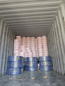 Хит продаж, быстрый Соединительный прочный плоский оросительный шланг, синий ПВХ, плоский шланг - Product Image 3