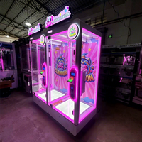 Machine à griffes métallique géante Star Animes à monnayeur pour usage commercial, salles d'arcade, centres commerciaux - Jeu solo