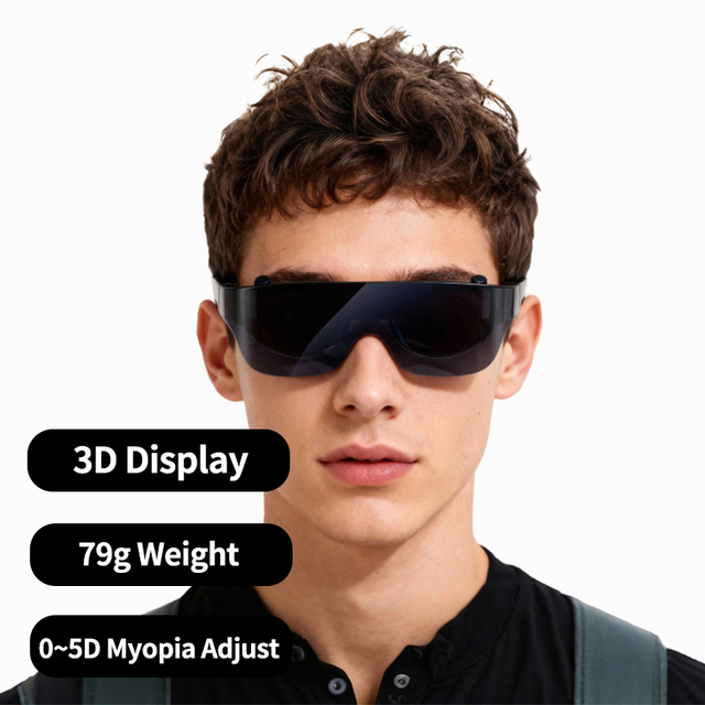 Manufactory Smart Ar Glasses With Ar Display High-Resolution Waveguide Lightweight for Playing Game Watch Movie