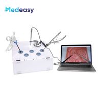 Simulateur de formation laparoscopique, boîte de formation laparoscopique avec caméra endoscopique HD 1080P, entraîneur endoscopique pour laparoscopie