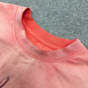 Camiseta de marca de alta calidad, de tejido grueso, con efecto desgastado, personalizada, de secado al sol, estilo vintage, de moda urbana, con lavado personalizado. - Product Image 3